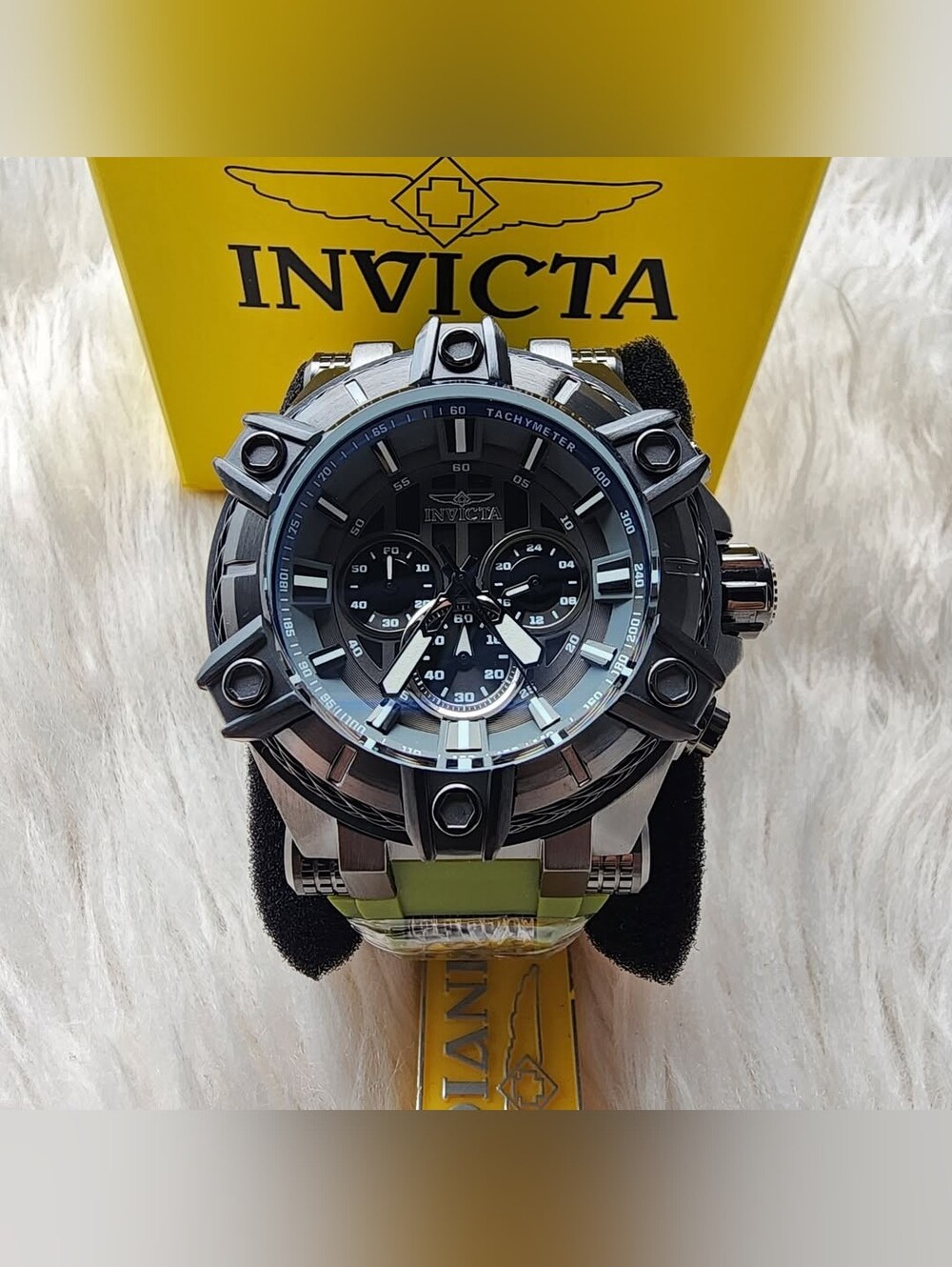 Invicta Watch Original New Black Chronograph Watch
